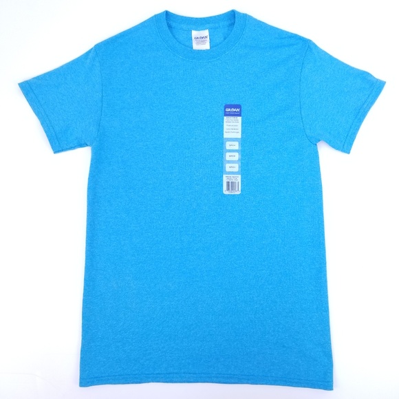 Gildan Shirts Gildan Heavy Cotton 550 Basic Sapphire Tee Small